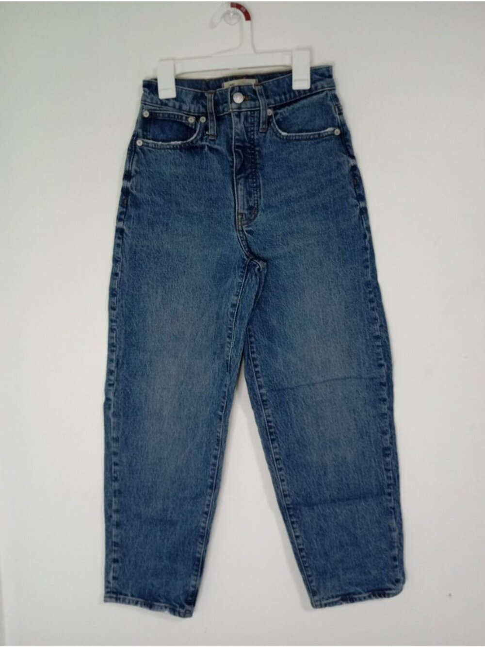 Madewell Jeans Balloon Womens High-Rise Size 24 Blue Denim